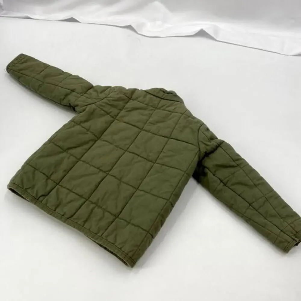 7 For‎ All Mankind Green Quilted Jacket